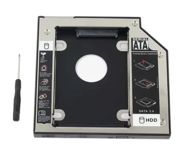 12,7 мм SATA 2nd HDD SSD Адаптер Для жесткого диска Чехол Для HP EliteBook 8570p 8570w Pavilion Dv6 Dv9 DV7000 Жесткий диск Caddy