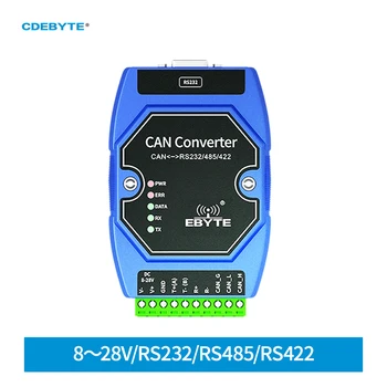 CAN преобразователь последовательного протокола Can в RS485/RS232/RS422 CDEBYTE ECAN-401S DC 8 ~ 28V Встроенный сторожевой таймер с широким диапазоном скорости передачи данных в Бодах