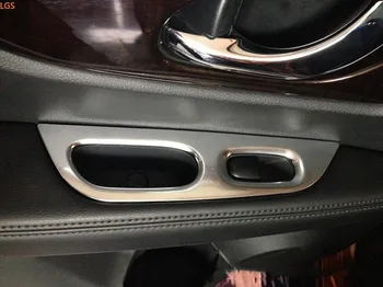 Для Nissan X-Trail 2014-2017 Высококачественный АБС-хромированный стеклянный переключатель, декоративная панель, защита от царапин, автомобильные аксессуары