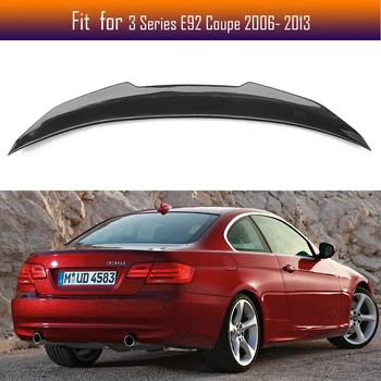 Задний Спойлер багажника из углеродного волокна для BMW 3 Serier Coupe E92 Крылья багажника Автомобиля, Спойлеры Для E92 M3 2006-2013