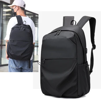 Новая простая сумка через плечо, мужская повседневная дорожная сумка, компьютерный рюкзак, легкий школьный рюкзак для студентов колледжа