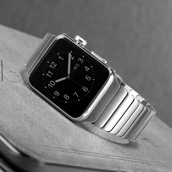 Ремешок из нержавеющей стали для Apple Watch band 44 мм 40 мм 45 мм 41 мм 49 мм 42 мм 38 мм Металлический браслет iWatch series 7 se 6 3 4 5 Ultra 8